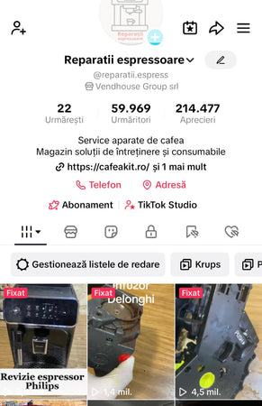 Echipa Coffeekit și experiența în service
